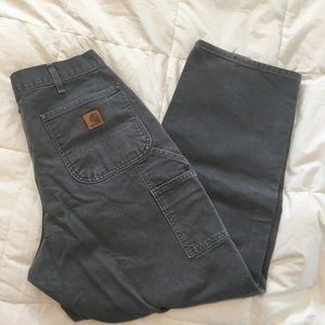 Carhartt double knee work dungarees 34x30